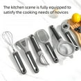 thumbnail image 4 of Juego de utensilios de cocina: rallador, batidor de huevos, abridor de botellas y filtro. Estante de almacenamiento multifuncional para herramientas del hogar. Marco de metal plegable de 2, 4 of 7