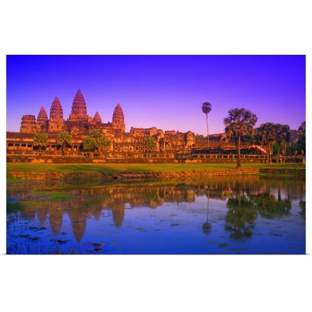 Great BIG Canvas | Rolled Carson Ganci Poster Print entitled Angkor Wat Temple, Cambodia