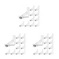 thumbnail image 3 of relayinert Pinces de Nappe Multifonctions Sécurise Polyvalent et Durable Durable ABS Pinces de Table Pince Transparente 10PCS 3Set, 3 of 6