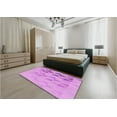 thumbnail image 5 of Ahgly Company Machine Washable Indoor Rectangle Transitional Violet Purple Area Rugs, 2' x 3', 5 of 7