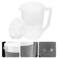 thumbnail image 2 of Juice Pitcher Clear Beverage Tea Jug Drinking Water Jug Water Pitcher with Lid, 2 of 9