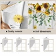 thumbnail image 5 of Spring Dog Swag Valances for Windows 2 Pack, Kitchen Window Curtains 36 Inch Length, Sunflower Daisy Botanical Vintage Privacy Swag Curtains for Living Room/Bathroom with Rod Pocket 36"x36", 5 of 8