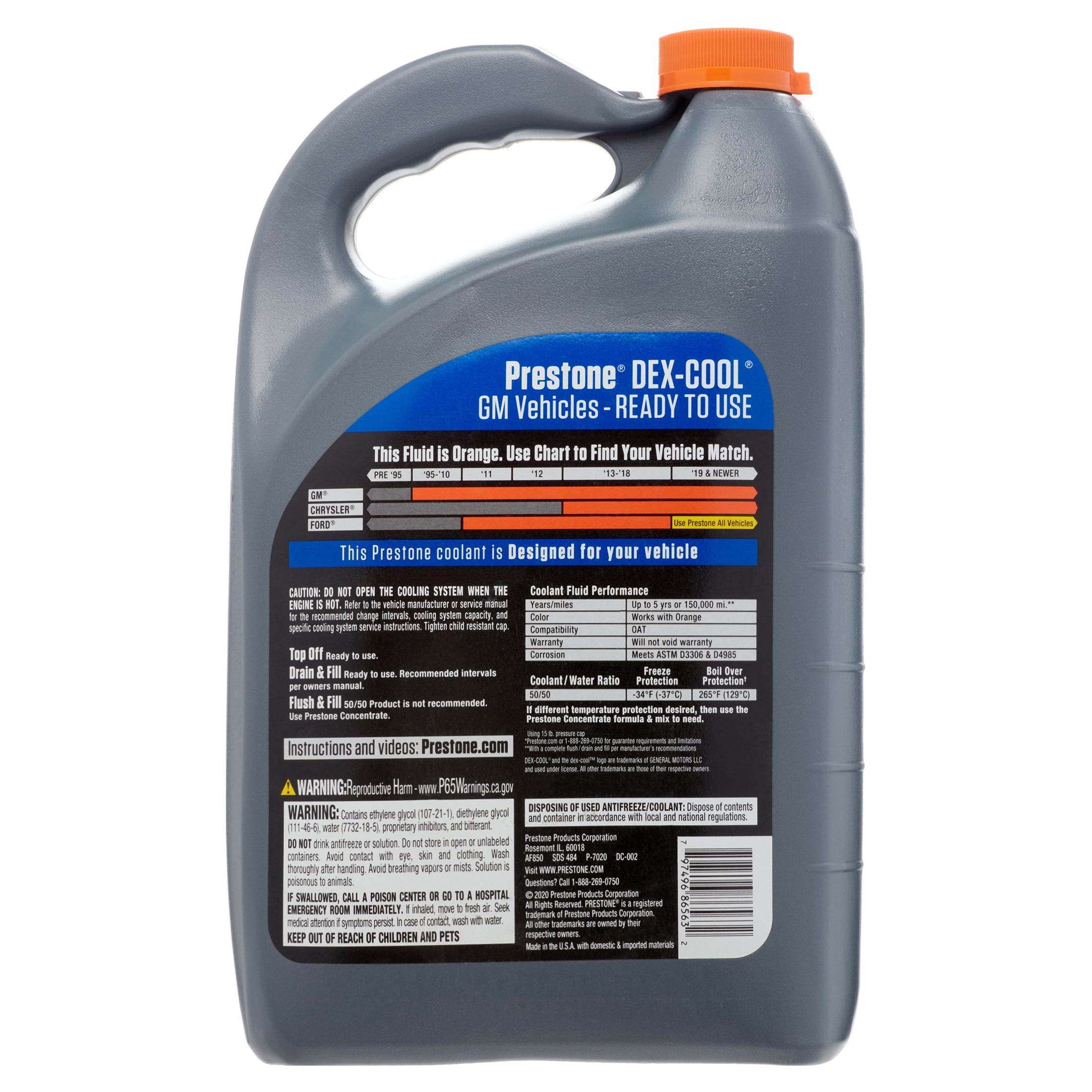 Prestone Dex Cool Antifreeze Coolant Extended Life 1 Gal Ready To Use 50 50 Walmart Com Walmart Com Prestone Dex Cool Antifreeze Coolant Extended Life 1 Gal Ready To Use 50 50 Walmart Com Walmart Com