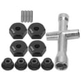 thumbnail image 2 of Hex Adapter Set For 1/10 RC, 5mm Thickness Hex Wheel Hex Adapter Adapter Cross 12mm Wheel  For RC Accessory For Hex Adapter Cross Wrench Set Red,Blue,Black,Golden, 2 of 8