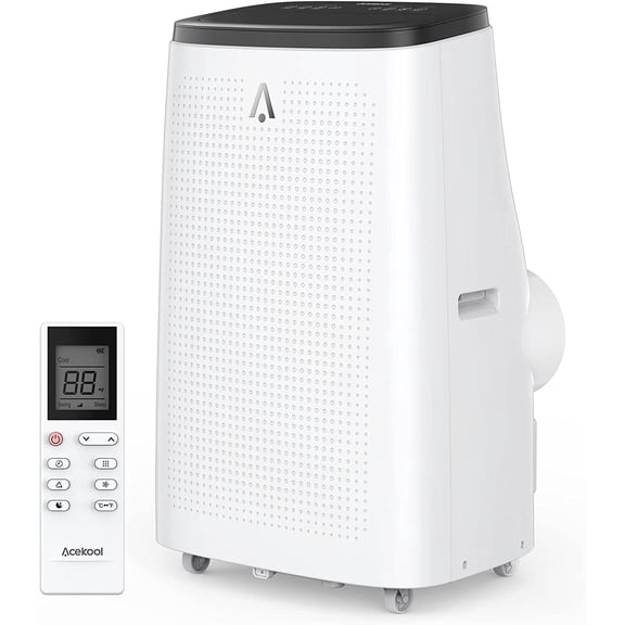 Acekool 9300BTU (14000 BTU ASHRAE) Portable Air Conditioner, 750 SQ.ft 3 in 1 Quiet AC Unit