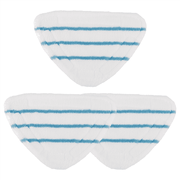 New Arrivals 3Pcs Steam Mop Replacement Pads Triangle Washable Cloth Cleaning Floor Microfiber Pad Fittings