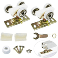thumbnail image 1 of 2 Pack Sliding Pocket Door Hardware Top Hanger Rollers Wheels Assembly Fit Part 1125 & 1500 Hardware Kit, 1 of 7