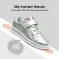 thumbnail image 4 of BURUDANI Girls Boys Tennis Sneakers Casual Walking Kids School Shoes, 4 of 5