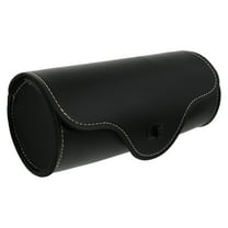 SEWACC Durable Design Cycling Storage Bag 1Pack 11.8X5.5X5.1In Black Leather Tool Bag for Outdoor Riding