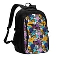 thumbnail image 1 of Balery Retro Panther Mochila con carga USB para hombre y mujer - Mochila impermeable y antirrobo para portátil con puerto USB para viajes, trabajo, estudios y universidad, 1 of 7