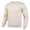 Khaki, variant on Mens Sweatshirt, Awwp Men's Casual Solid Color Crew Neck Sweatshirts Blue L