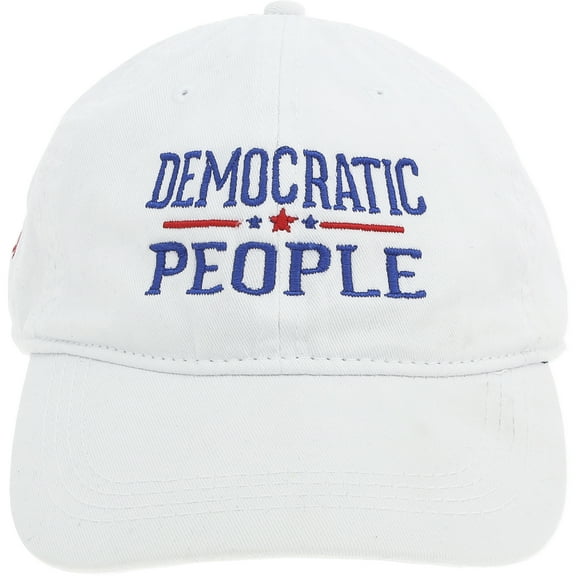Pavilion Gift Company - Democratic People - White Adjustable Hat