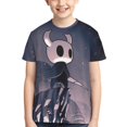 thumbnail image 2 of Hollow Game Kni-ght Silksong Youth T-shirt Short Sleeve Graphic Tops Breathable Shirt Tees, 2 of 9