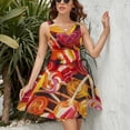thumbnail image 3 of Pastel Rainbow Lollipop Sundress Sleeveless Dress Summer Women Clothes Dress for Women Dresses, 3 of 7