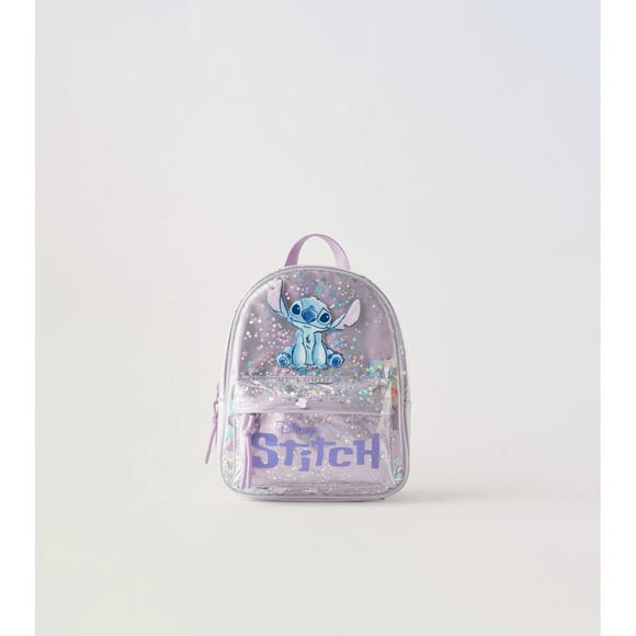 New Disney cartoon Stitch sequin Backpack bag Kindergarten school bag lady girls ball birthday gift