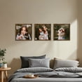 thumbnail image 2 of 8x8 Picture Frame（1 Pack）, Classic Photo Frames 8x8 for Tabletop or Wall Vertical or Horizontal Display, Brown, 2 of 5