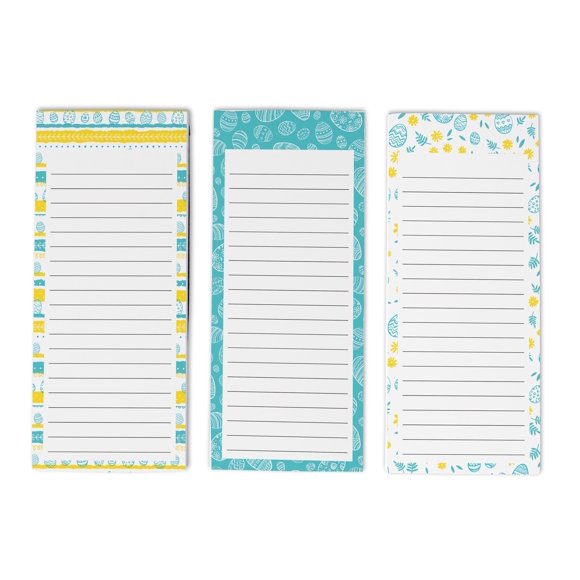 Inkdotpot Lot de 3 Blocs-Notes Magnétiques pour Réfrigérateur pour Liste de Choses à Faire - Blocs Mémo Magnétiques pour Réfrigérateur - (50 Feuilles Chacun) - MH