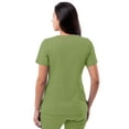 thumbnail image 2 of Adar Pro Scrubs For Women - Elevated V-Neck Scrub Top - P4212 - Spring Leaf - 2X, 2 of 7