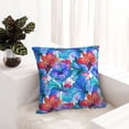 thumbnail image 5 of Wukai Bright Flowers Premium Polyester Fleece Pillow Covers with Hidden Zipper Closure,Luxuriously Soft and Durable-26"x26", 5 of 7