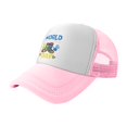 thumbnail image 1 of World Down Syndrome Day Awareness T21 Teacher Trucker Hats Pink One Size Adjustable Snapback Hat, 1 of 5