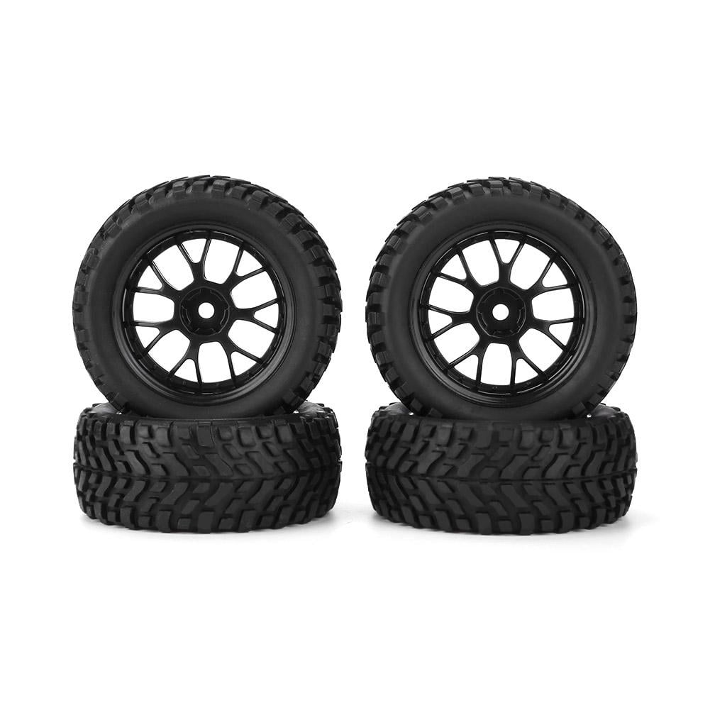 4pcs RC 1:10 On Road Racing Car Big Arrow Design Rubber Tire Black Hot Selling