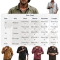 thumbnail image 4 of Men's Casual Button Down Shirt Long Sleeve Turndown Collar Solid Polyester Zipper Closure Pockets Daily Work Office Business | Zenithor,Khaki L, 4 of 7