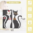 thumbnail image 2 of SKYSONIC Black and White Cats Baby Muslin Washcloths Face Towel, Burp Cloths Cotton Wipes 5 PCS Infant Wash Cloth for Newborn Boys Girls 12"x12", 2 of 7