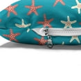 thumbnail image 4 of Under the Sea Pet Bed, Starfishes Pattern Dots Nautical Wildlife Composition Marine Fauna, Resistant Pad for Dogs and Cats Cushion with Removable Cover, 24" x 39", Coral Ivory and Teal, by Ambesonne, 4 of 4