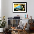 thumbnail image 4 of Art.com Streamline Train Art Print by Brian James, Black Frame Wall Art, 44" x 32", 4 of 5