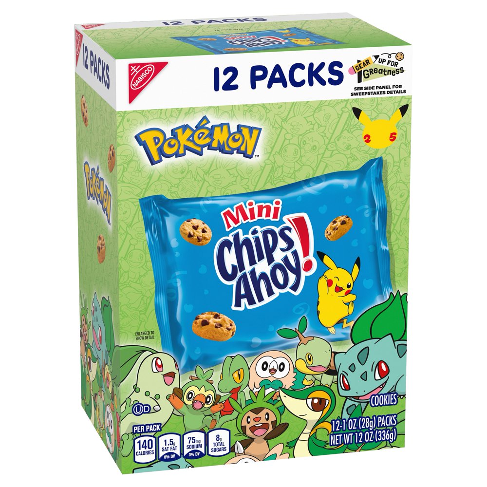 CHIPS AHOY! Mini Chocolate Chip Cookies, 12 Snack Packs