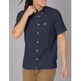 thumbnail image 2 of Lacoste - Camisa de Lino de Ajuste Regular para Hombre, Azul Marino, Large, 2 of 7