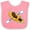 Pink and White, variant on Inktastic Colorful Kayak Boys or Girls Baby Bib