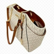 Michael Kors Jet Set Travel Large Logo Tote, Vanilla