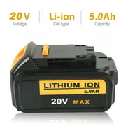 1/2/4Pack For DeWalt 20 Volt Max XR 5.0AH Lithium Ion Premium Battery
