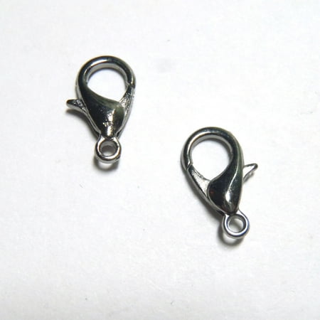 Gunmetal Lobster - 20 PCS - 12MM Lobster Clasp Finding Black Gunmetal C0700