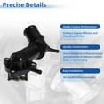 thumbnail image 4 of Conjunto de Carcasa de Termostato de Refrigerante del Motor de Plástico Unique Bargains para FIAT 500L 2012-2018 Reemplazo No.55241404 1 Pc, 4 of 7