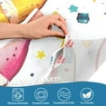 thumbnail image 3 of Yayeee Kitchen Curtains Tier Pair Light Filtering 27"x36" Rod Pocket Short Cafe Window Panel, Heart Bottles, 3 of 7