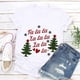 thumbnail image 5 of Pntutb Mujer Casual Cuello Redondo Manga Corta Árbol De Navidad Impreso Camiseta Top Pntutb Pntutb-4316, 5 of 7