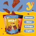 thumbnail image 6 of Yay's Snacks Sweet and Spicy Beef Crisps | High-Protein Ready-to-Eat Crispy Crunchy Chipped beef | Mild, Spicy, Teriyaki beef jerky snack packs, Non-GMO Healthy Meat Snack, Made in USA (1.75 oz) each, 6 of 9