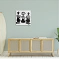 thumbnail image 2 of Stupell Industries Women Sitting Beach Monochrome Vintage Swimsuits Flippers Photograph Gallery Wrapped Canvas Print Wall Art, Design by Graffitee Studios, 2 of 7
