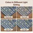 thumbnail image 7 of Design&I 2'x3' Washable Doormat Ultra-Thin & Non-Slip Skid-Resistant Fish Beachy Compass Maritime Navy Striped Border Bathroom Theme for Entryway, Indoor, 7 of 7