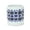 Blue, variant on Melrose Abstract Print Ceramic Potted Planters - 6" - Set of 2