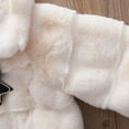 thumbnail image 3 of Coat Gift for Girls Baby Girls Winter Fur Cape Coat Thick Jacket Bow Warm Outerwears Save Big, 3 of 8