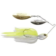 Megabass SV-3 Double Willow Spinnerbait - 3/4 oz. (White Chart)