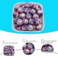 thumbnail image 3 of 40 Piezas Cuentas de Silicona de 15 mm, Llavero, Collar, Pulsera, Cuentas Redondas, Kit de Accesorios de Silicona para Joyería, Collar, Decoración del Hogar, Bricolaje, 3 of 6