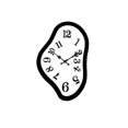 thumbnail image 3 of Reloj de pared derretido, reloj colgante, regalo decorativo, moderno, para baño, silencioso, para aula, inauguración de la casa, familia y amigos. 25 cm x 162 cm, 3 of 8