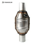 PANGOLIN 53005 Catalytic Converter 2.25" Inlet Outlet High Flow EPA Catalytic Converter Replacement Part