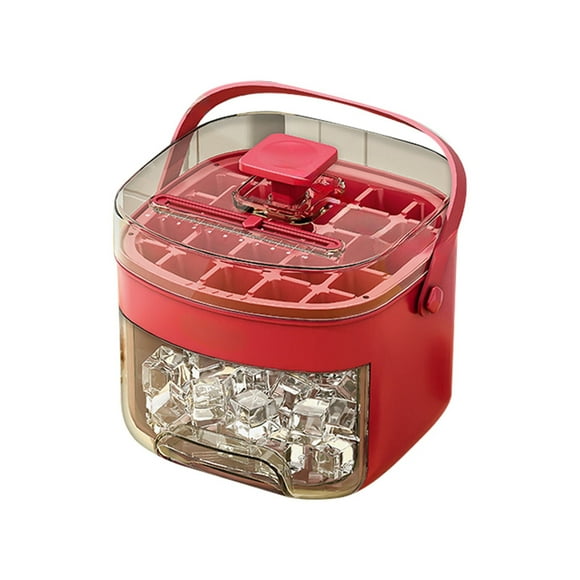 Huanglei Bac avec Couvercle Grande Capacité en Silicone pour Glaçons Parfaits et Cubes