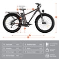 thumbnail image 5 of 5TH WHEEL W29B 26" x 4" Fat Tire Electric Bike, 750W Motor Adult Ebike with 48V 15Ah Removable Battery, Electric Mountain Bicycle with 7 Speed, UL2849, 5 of 13