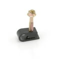 thumbnail image 2 of THE CIMPLE CO - Coax Cable Clips - Black -10 Pieces- Single Coaxial Flex Screw Clips, 2 of 8
